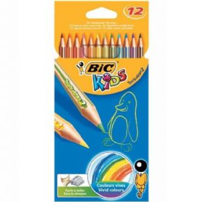 Caja 12 lpices de colores BIC KIDS